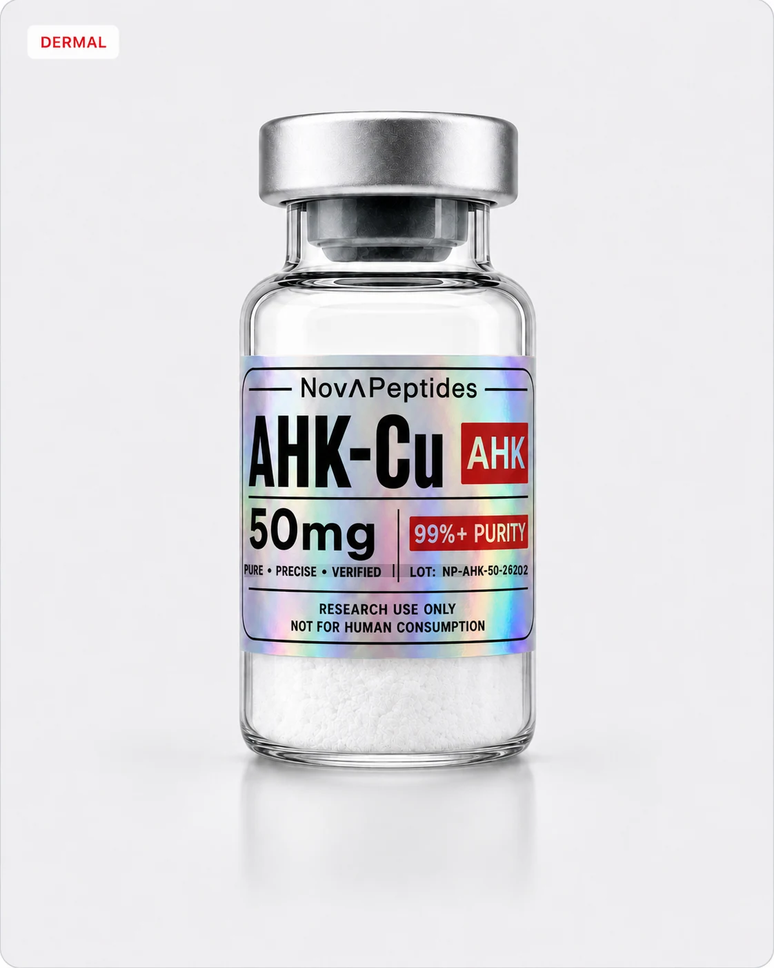 Vial de AHK-Cu 50 mg Nova Peptides