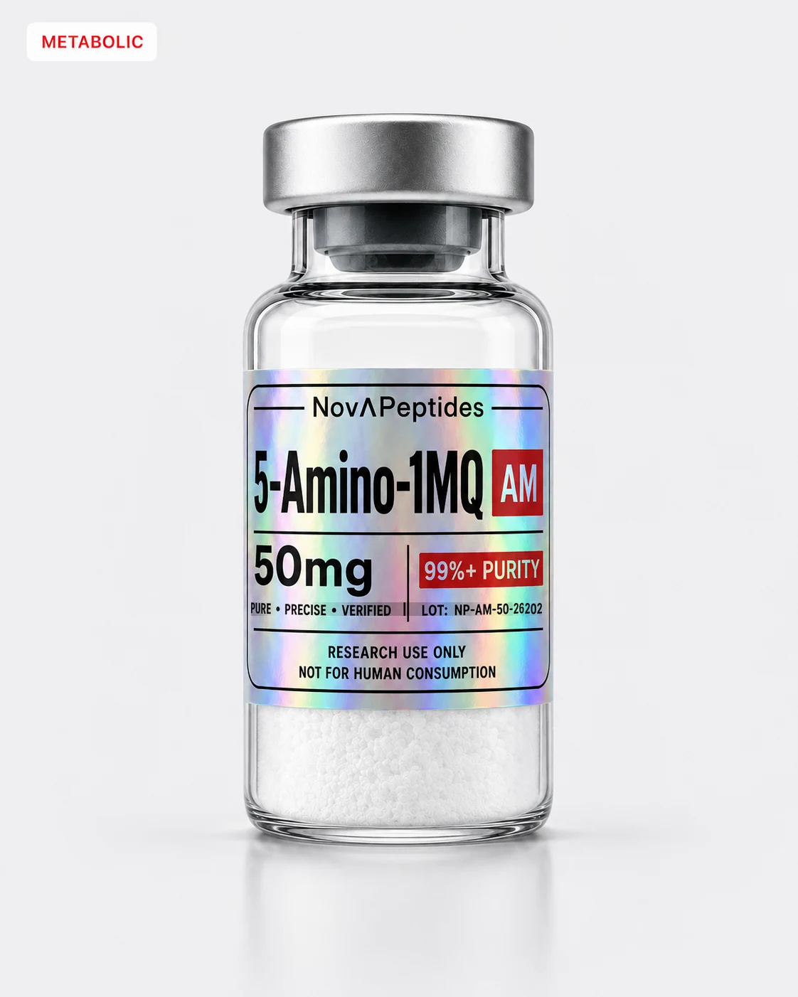Vial de 5-Amino-1MQ 50 mg Nova Peptides