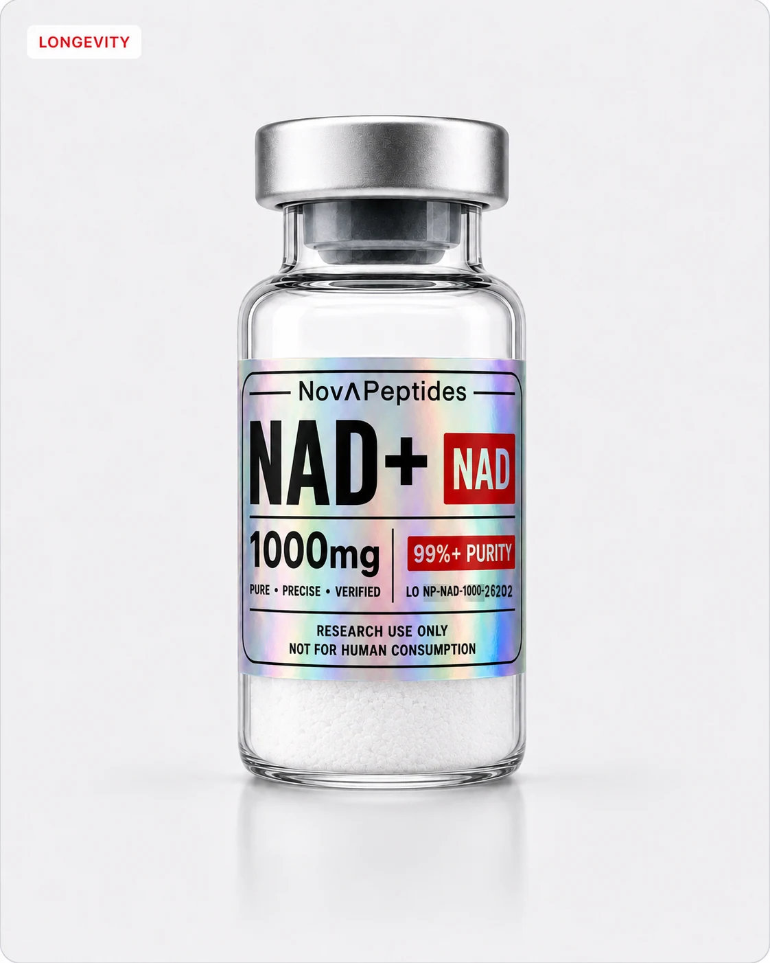 Vial de NAD+ Nova Peptides